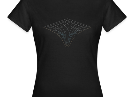 Relativity Geometry – Raumzeitkrümmung zum Anziehen - Frauen T-Shirt - Schwarz