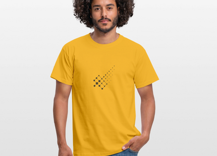 Diffusion Geometry – Die stille Bewegung der Materie - Männer T-Shirt - Gelb