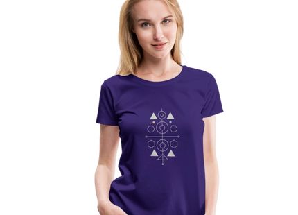 Symmetry is Everything - Frauen Premium T-Shirt - Lila
