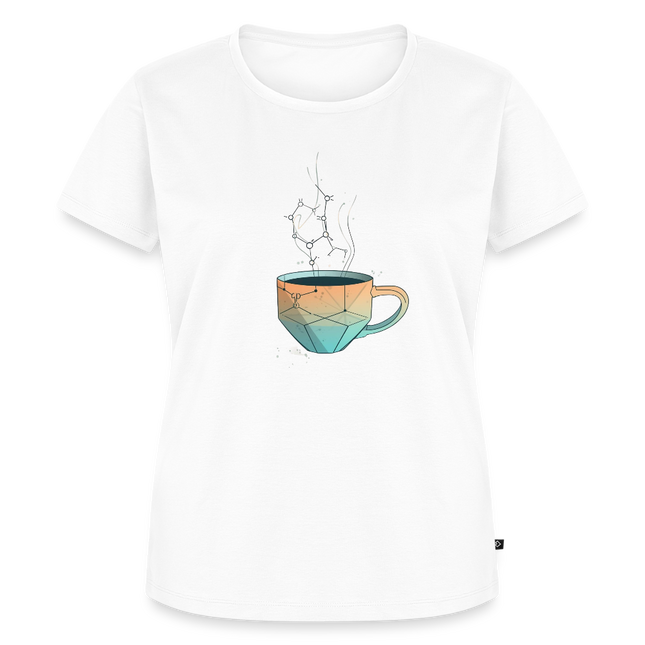 Coffee Formula – Die Chemie hinter dem ersten Schluck - Frauen Premium T-Shirt - Weiß