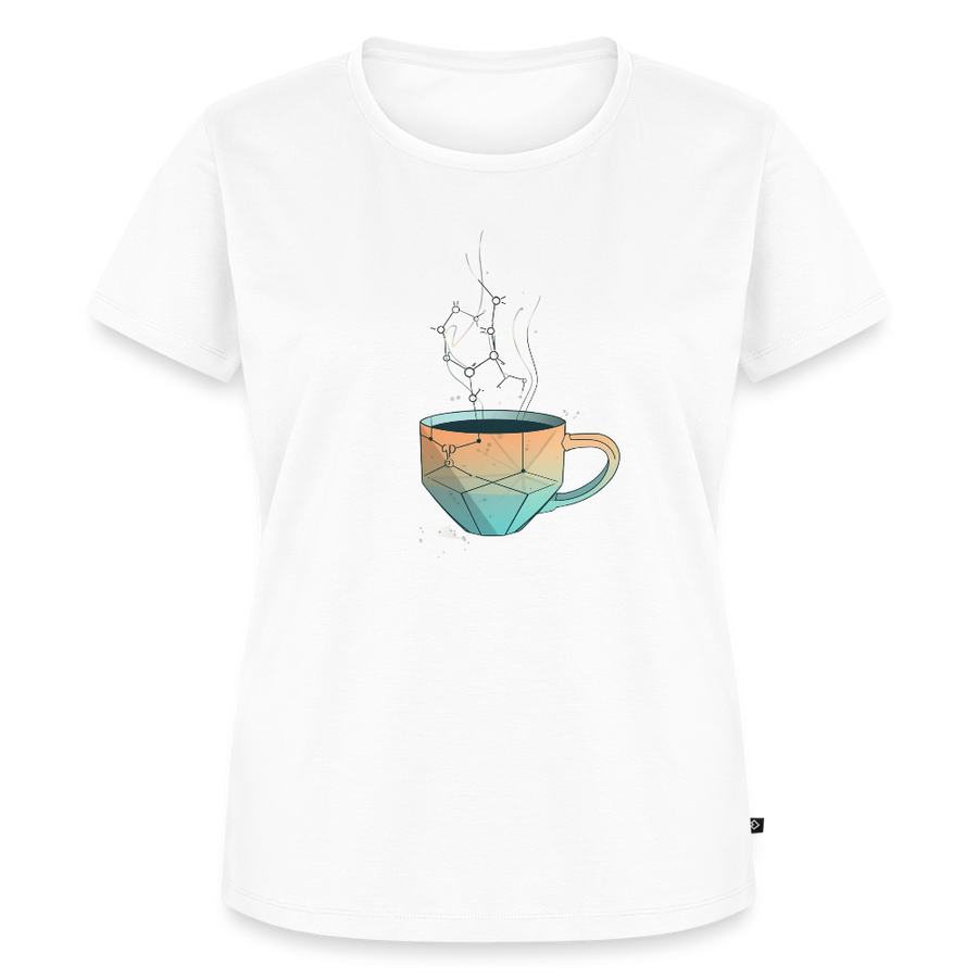 Coffee Formula – Die Chemie hinter dem ersten Schluck - Frauen Premium T-Shirt - Weiß