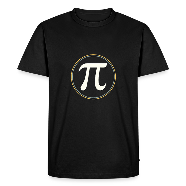 π in Circle – Die Eleganz der Konstanten - Männer T-Shirt - Schwarz