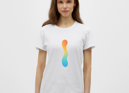 pH Gradient – Farbe als chemische Wahrheit - Frauen T-Shirt - Weiß
