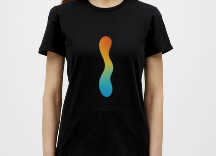 pH Gradient – Farbe als chemische Wahrheit - Frauen T-Shirt - Schwarz