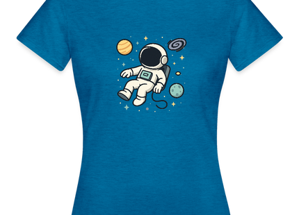 I Need Some Space – Physik trifft Weltraumhumor - Frauen T-Shirt - Antikblaues Saphir meliert