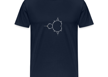 Beautiful Chaos – Mandelbrot Set - Männer Premium T-Shirt - Navy