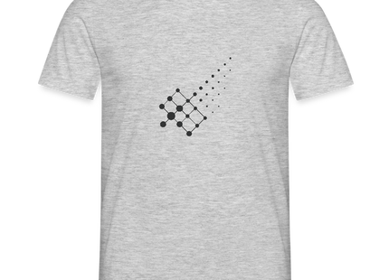 Diffusion Geometry – Die stille Bewegung der Materie - Männer T-Shirt - Grau meliert