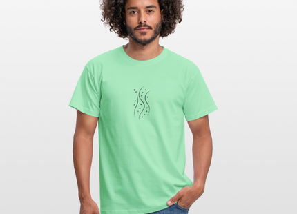 Valence Flow – Die Dynamik der Bindung - Männer T-Shirt - Mintgrün