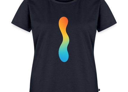 pH Gradient – Farbe als chemische Wahrheit - Frauen T-Shirt - Navy