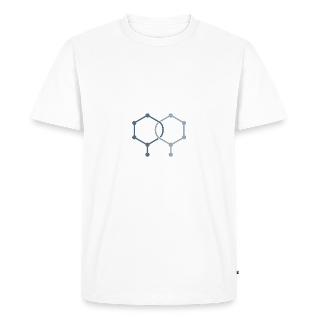 Isomer Shift – Verschiebung in perfekter Balance - Männer T-Shirt - Weiß