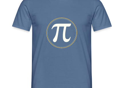 π in Circle – Die Eleganz der Konstanten - Männer T-Shirt - Taubenblau 