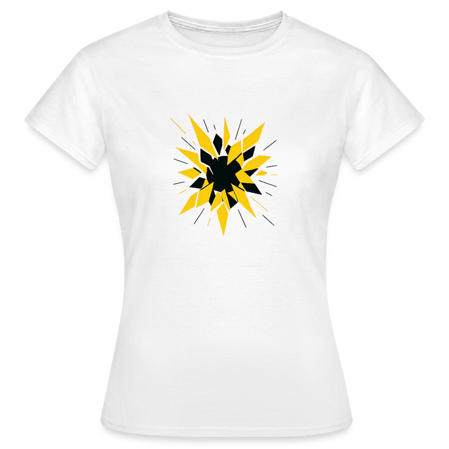 Radioactive Fragmentation – Ordnung im Zerfall - Frauen T-Shirt - Weiß