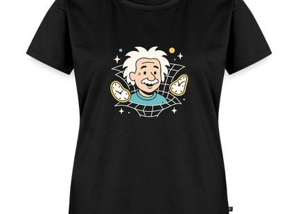 Physics — It’s All Relative – Einsteins Humor zum Anziehen - Frauen T-Shirt - Schwarz