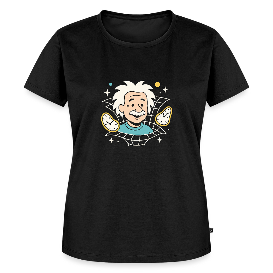 Physics — It’s All Relative – Einsteins Humor zum Anziehen - Frauen T-Shirt - Schwarz