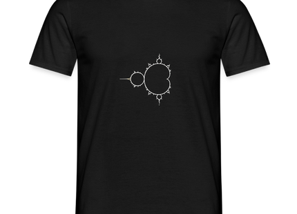 Beautiful Chaos – Mandelbrot Set - Männer T-Shirt - Schwarz