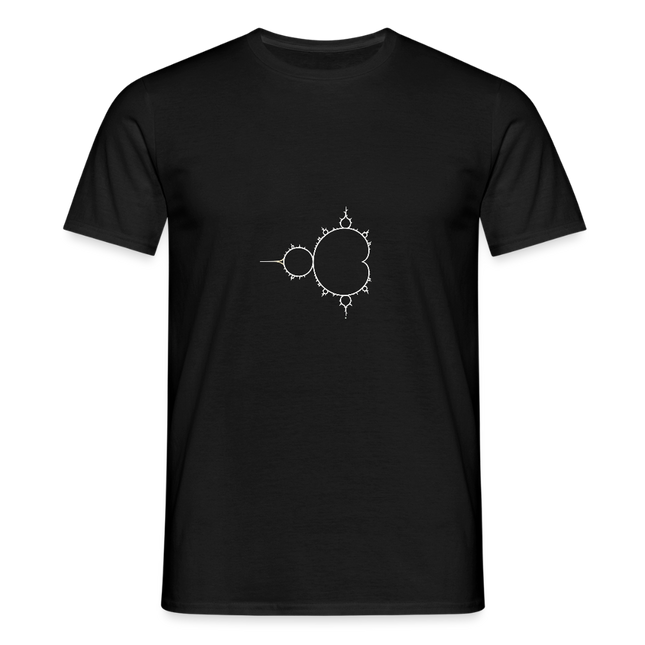 Beautiful Chaos – Mandelbrot Set - Männer T-Shirt - Schwarz