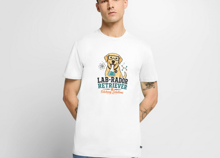 Lab-Rador Retriever T-Shirt für Männer – Lustiges Labrador & Chemie Shirt - Weiß