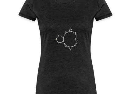 Beautiful Chaos – Mandelbrot Set - Frauen Premium T-Shirt - Anthrazit