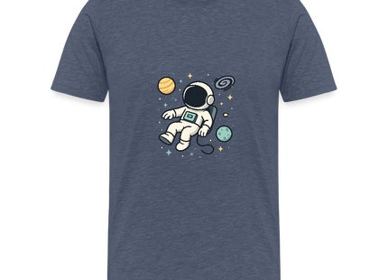 I Need Some Space – Physik trifft Weltraumhumor - Männer Premium T-Shirt - Blau meliert
