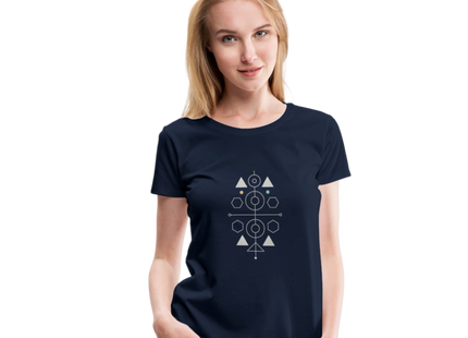 Symmetry is Everything - Frauen Premium T-Shirt - Navy