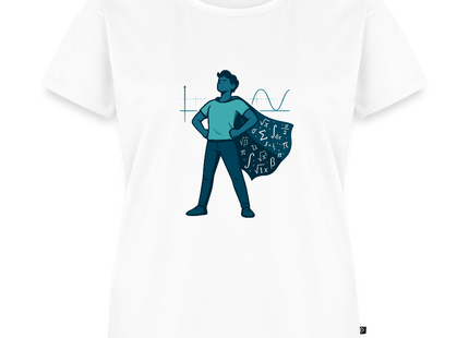 Mathe ist mein Superhelden-Modus - Frauen T-Shirt - Weiß