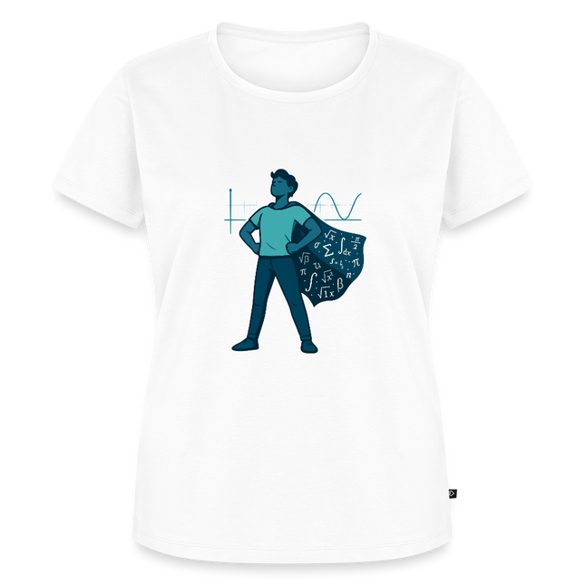 Mathe ist mein Superhelden-Modus - Frauen T-Shirt - Weiß