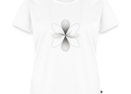 Electron Probability Field – Wo Teilchen nur Möglichkeit sind - Frauen T-Shirt - Weiß