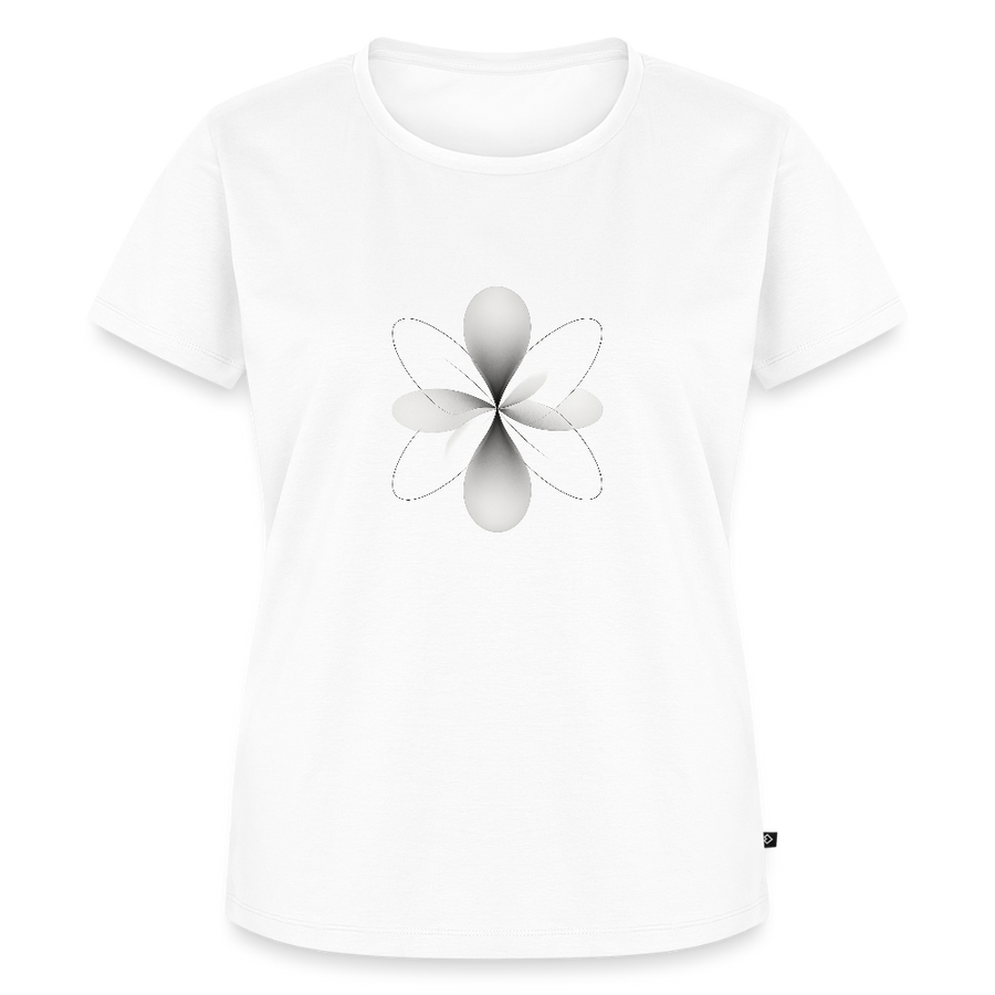 Electron Probability Field – Wo Teilchen nur Möglichkeit sind - Frauen T-Shirt - Weiß