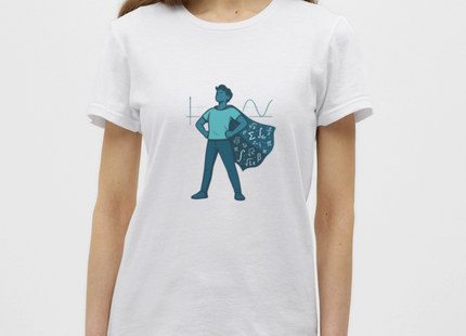 Mathe ist mein Superhelden-Modus - Frauen T-Shirt - Weiß