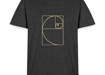 Golden Ratio / Goldener Schnitt - Männer T-Shirt - Anthrazit meliert