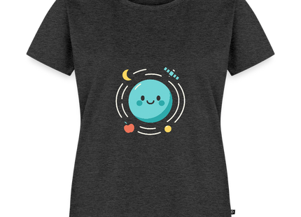 I’m Attractive (Gravitationally) – Physik-Flirt auf Nerd-Art - Frauen T-Shirt - Anthrazit meliert