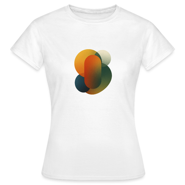 Color of Chemistry – Die Pigmente der Wissenschaft - Frauen Premium T-Shirt - Weiß