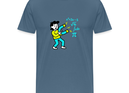 Magnet for Problems - Männer Premium T-Shirt - Blaugrau