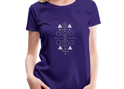 Symmetry is Everything - Frauen Premium T-Shirt - Lila