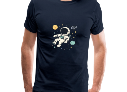 I Need Some Space – Physik trifft Weltraumhumor - Männer Premium T-Shirt - Navy