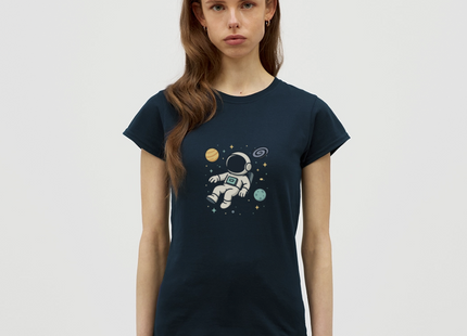 I Need Some Space – Physik trifft Weltraumhumor - Frauen T-Shirt - Navy
