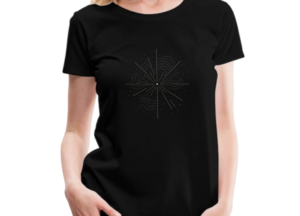Supernova Explosion – Die Schönheit kosmischer Zerstörung - Frauen Premium T-Shirt - Schwarz