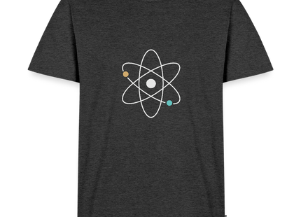 Atom Geometry – Die Ästhetik der kleinsten Bausteine - Männer T-Shirt - Anthrazit meliert