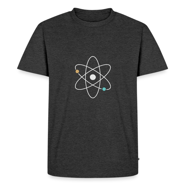 Atom Geometry – Die Ästhetik der kleinsten Bausteine - Männer T-Shirt - Anthrazit meliert