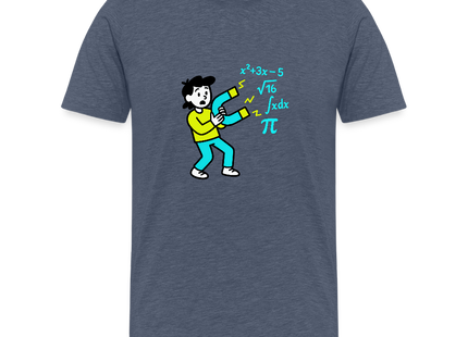 Magnet for Problems - Männer Premium T-Shirt - Blau meliert