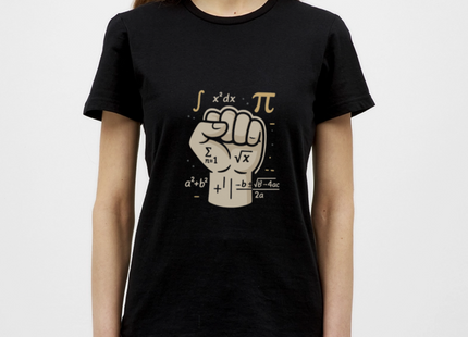Mathe statt Faust - Frauen T-Shirt - Schwarz