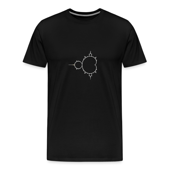 Beautiful Chaos – Mandelbrot Set - Männer Premium T-Shirt - Schwarz