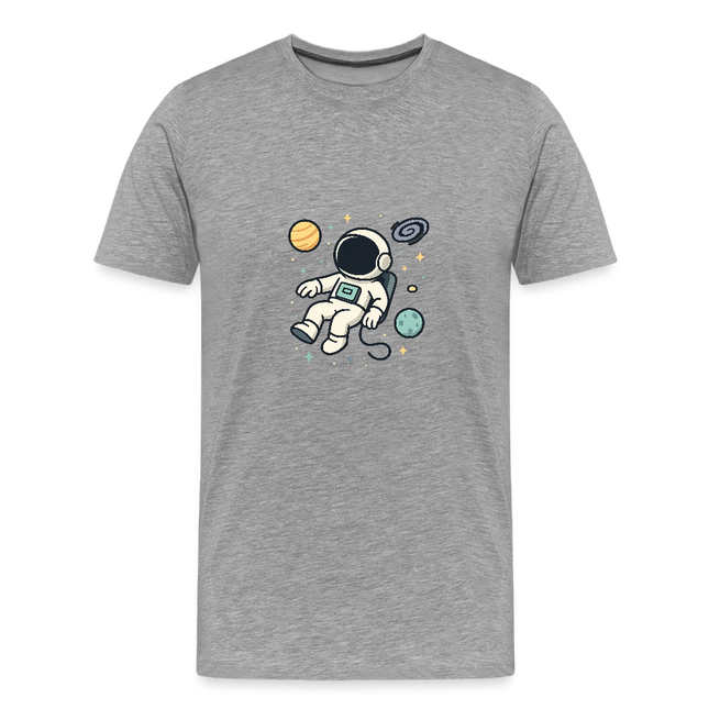 I Need Some Space – Physik trifft Weltraumhumor - Männer T-Shirt - Grau meliert