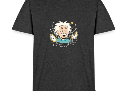 Physics — It’s All Relative – Einsteins Humor zum Anziehen - Männer T-Shirt - Anthrazit meliert