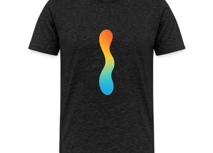 pH Gradient – Farbe als chemische Wahrheit - Männer Premium T-Shirt - Anthrazit