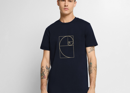 Golden Ratio / Goldener Schnitt - Männer T-Shirt - Navy
