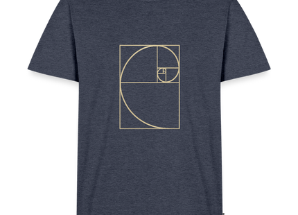 Golden Ratio / Goldener Schnitt - Männer T-Shirt - Jeansblau 