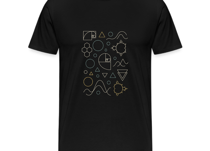 🎨 I See Patterns – Männer Premium T-Shirt - Schwarz