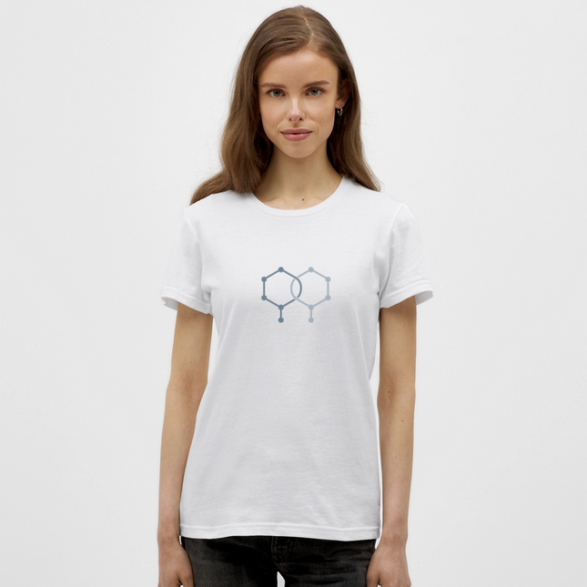 Isomer Shift – Verschiebung in perfekter Balance - Frauen T-Shirt - Weiß