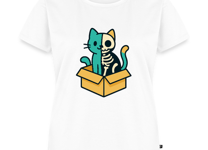 Schrödinger’s Katze - Frauen T-Shirt - Weiß